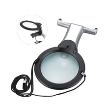 2.25x 5x подвесное настольное увеличительное стекло со светодиодной подсветкой Hands Free Лупа для чтения