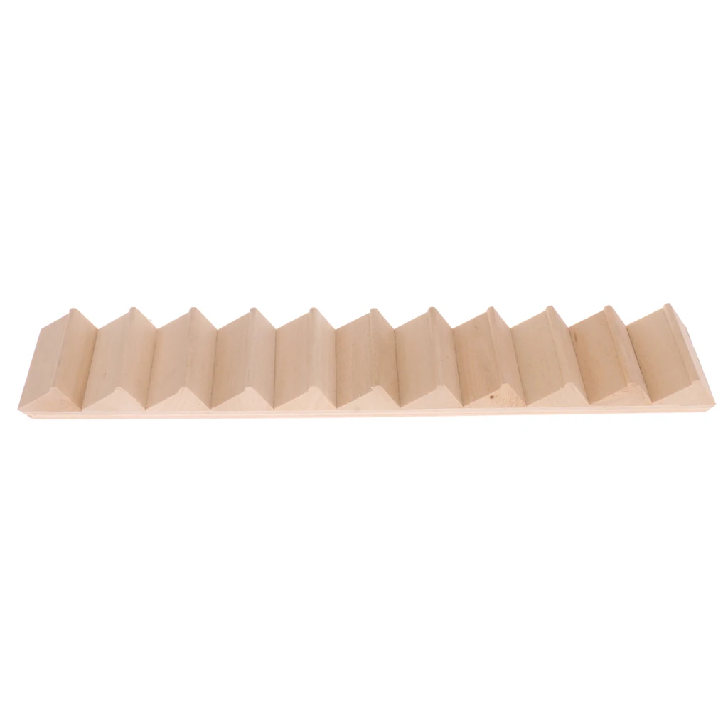 1:12 Scale Wood Finish Staircase Dolls House Miniature Stair Step