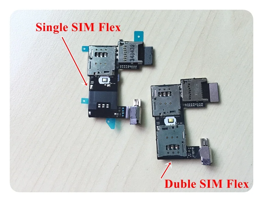 Одинарный/двойной держатель для SD-карты памяти XT1068 Moto G2 XT1069 слота Sim-карты гибкий