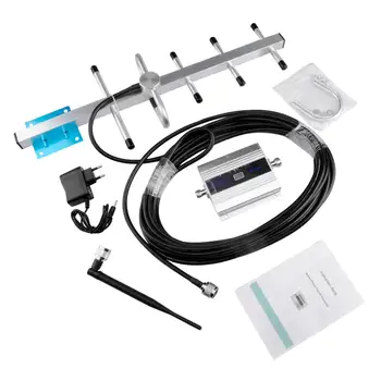 

LCD Display High Gain GSM 900Mhz Amplifier with 10Meter Cable + Yagi Antenna