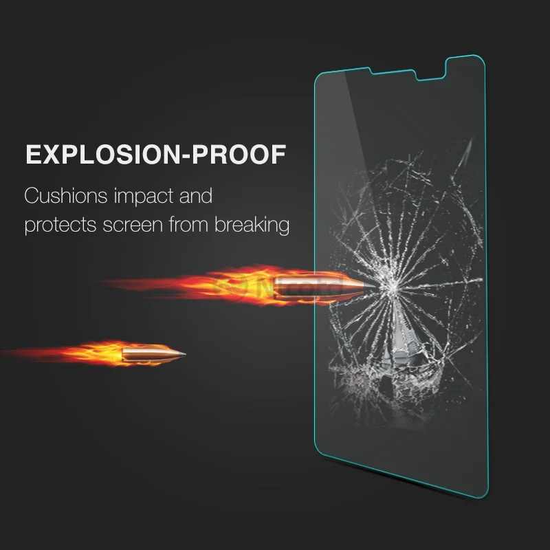 For Lenovo P780 P 780 Screen Protector 2.5D 9h Original Anti-shock 9H Tempered Glass Safety Protective Film pelicula de vidro (7)