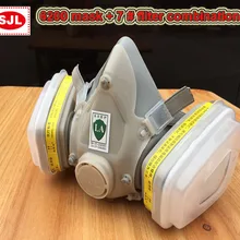 SJL 6200 A7 респиратор, противогаз 7 компл модульная защитная маска против кислых газов сероводород Респиратор маска для лица
