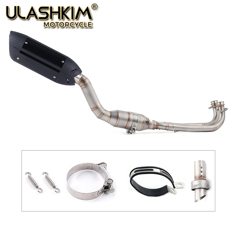 

Motorcycle Modified Scooter Akrapovic yoshimura Exhaust Muffle 35-51mm Exhaust GY6 for HONDA R1 R6 FZ6 Z1000 GSXR600