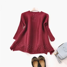 MIYAKE складки морщин футболка двубортный гвоздь бисера семь точек рукав футболки