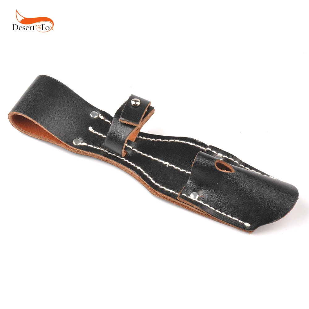 

WWII German Army K 98 Kar 98 Knife Black Replica Straight Man-made Leather Holster Sheath Scabbard Knife Accessories for Hunting
