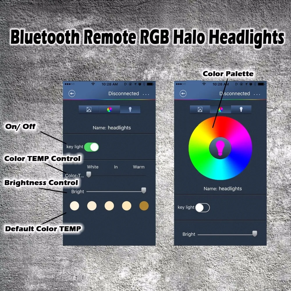 Для Wrangler JK Приглашаем посетить наших заказчиков выставку CJ 7 дюймов RGB DRL Halo Кольцо