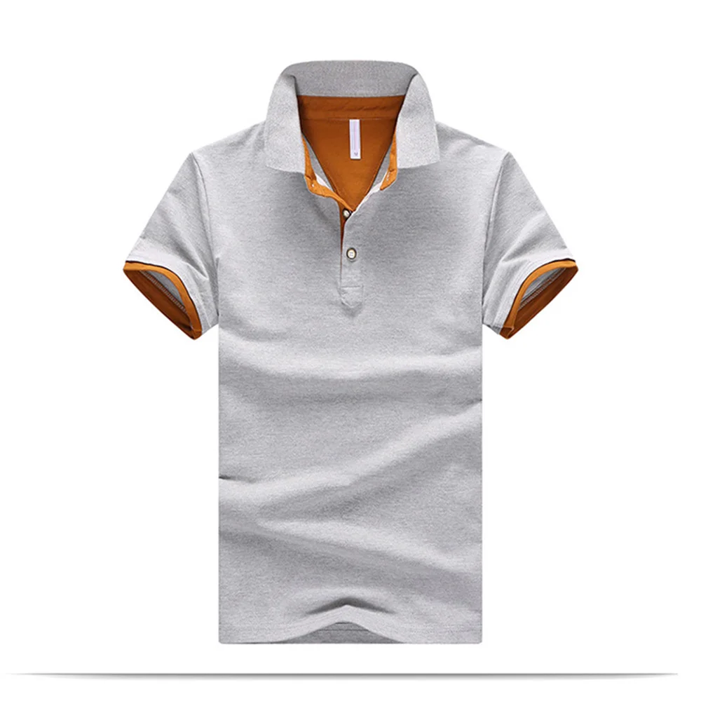 Для мужчин s летние рубашки поло Для мужчин Повседневное короткий рукав хлопковые рубашки модные поло футболки Para Hombre брендовая одежда DX-B0255 - Цвет: Style6