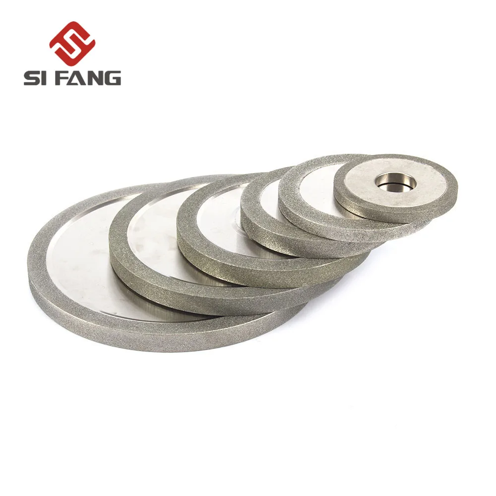 3/4/5/6inch Electroplated Flat Diamond Grinding Wheel For Metal Milling diamond disc sharpening Accessories 100/150/180#