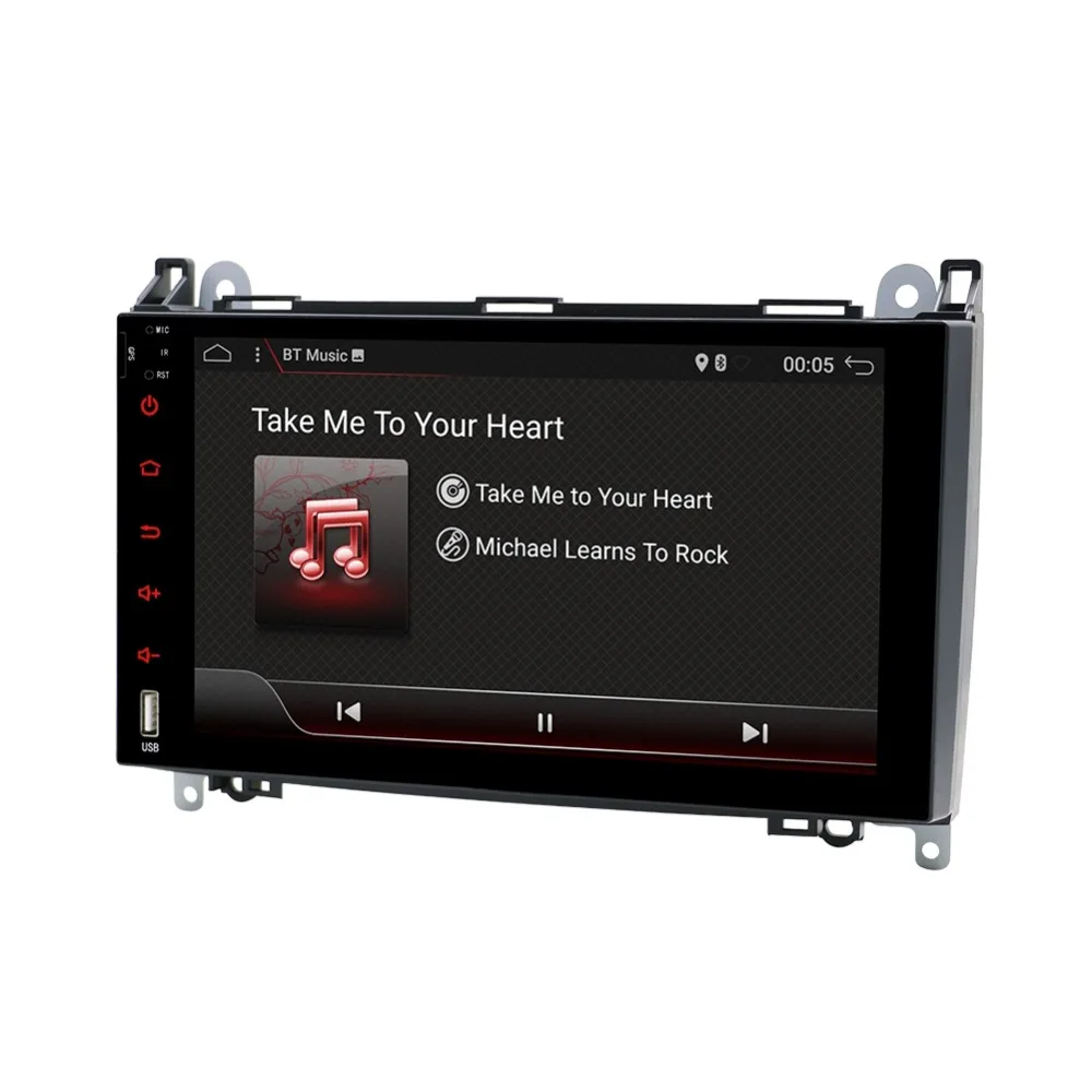 Discount Octa Cores Android 9.0 Radio WIFI 2din GPS Head unit for Mercedes Benz B200 A B Class W169 W245 Viano Vito W639 Sprinter W906 BT 4