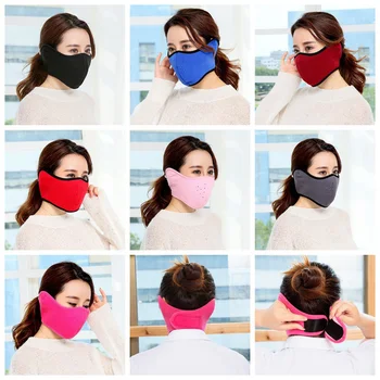 

1 Pics New Unisex Warm Winter Mask Health Cycling Anti Dust Nose Protection Face Mouth Mask Fashion Reusable Masks For Men Women