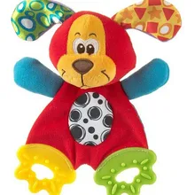 Игрушек! Детская игрушка милая собака красочное полотенце с прорезывателем звуковая бумага 1 шт