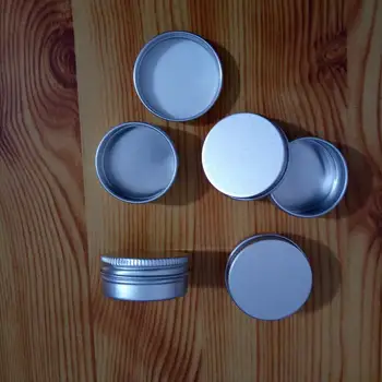 

200PCS 15g cosmetic aluminum jar 15ml metal tin for cream packaging container