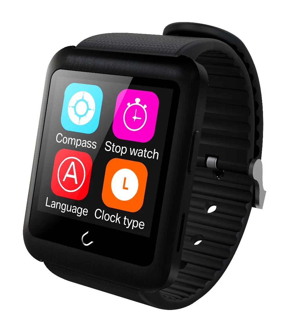 

Uwatch U11bluetooth  smart watch 1.59" LCD Support SIM For ISO and Android Phone relogio inteligente reloj smartphone