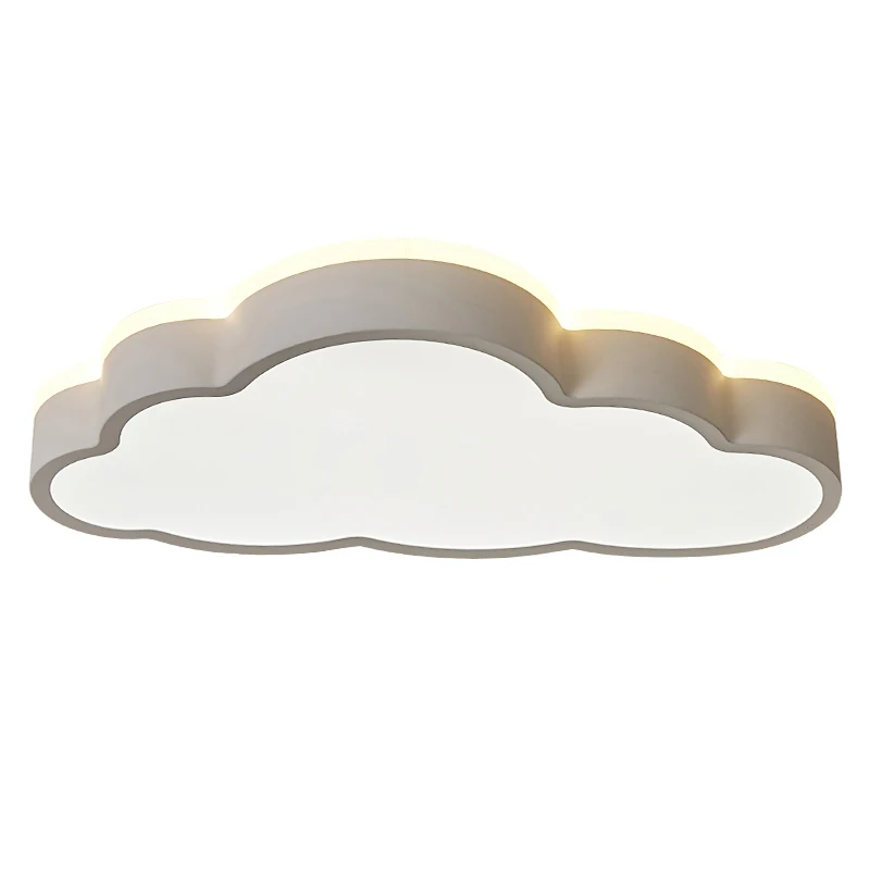 

48W/64W Remote Control LED Modern Cloud Shape Ceiling Light Dimmable Ceiling Lamp Indoor Bedroom Living Room Decor Lighting