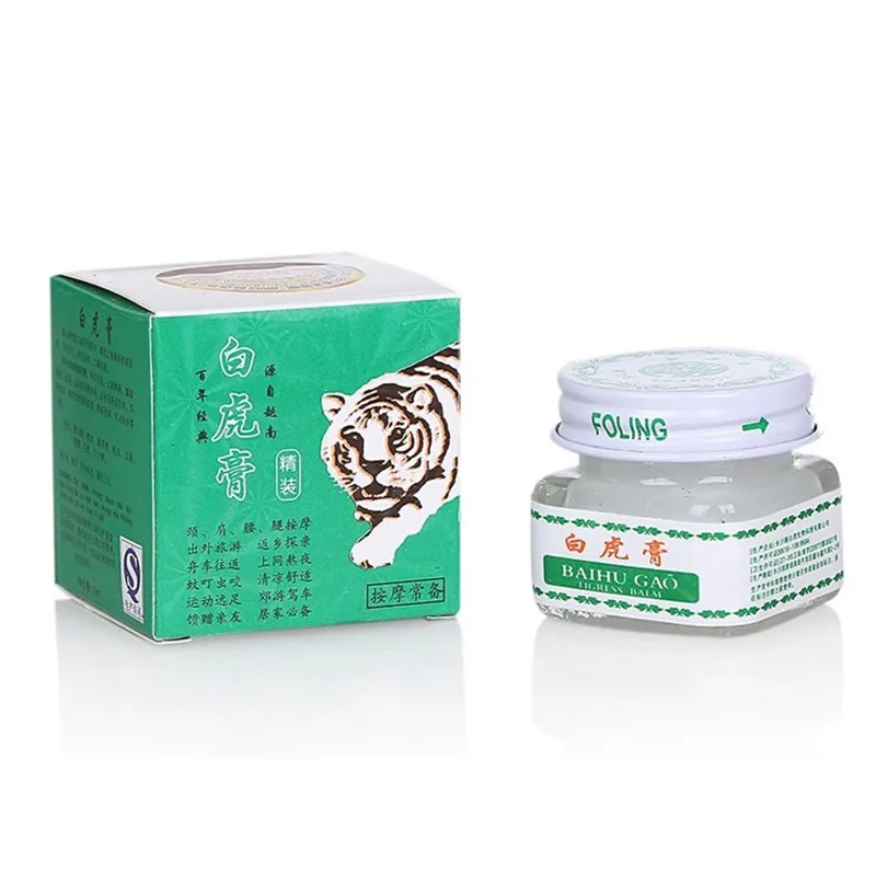 

White Tiger Balm Ointment For Headache Toothache Stomachache Balm Tiger Pain Relieving Balm Dizziness Essential Balm Oil Cream