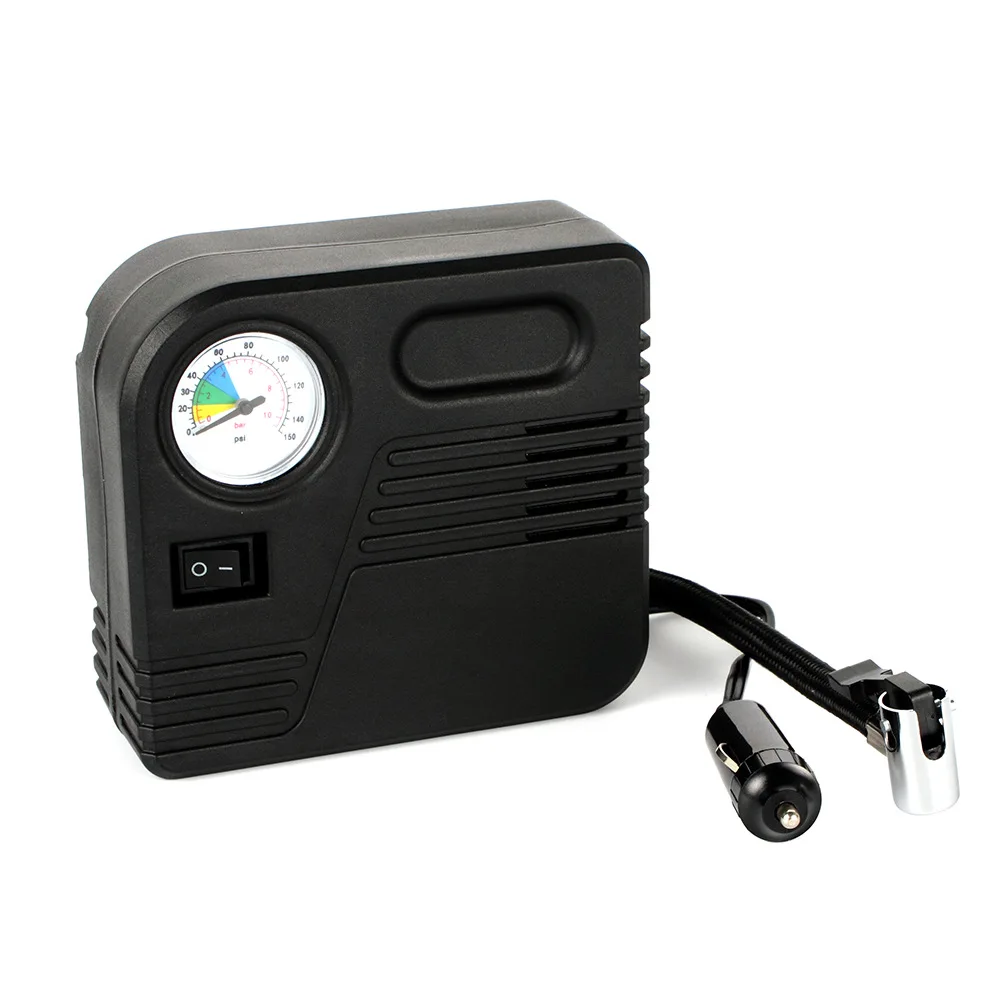 Portable 150 PSI 12 Volt DC Air Compressor Tire Inflator Tyre Pump Car Cigarette Lighter With