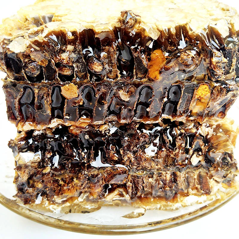 Дикий старый honeycomb Мед натуральный honeycomb Мед фермеры производят свои собственные почвы пик мед жевание есть черный Слот элемент 250 г