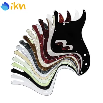 

New 14PCS Mixed Colors 13 Holes American 4 String Electric Bass Pickguard Scratch Plate for FD PB Bass Parts Replacement