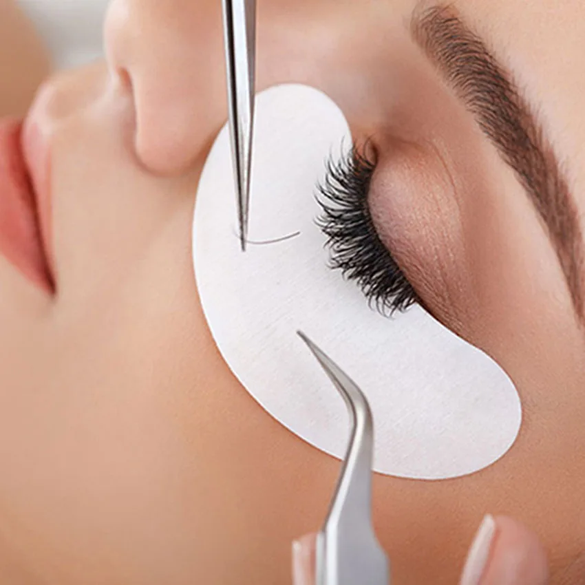 

Eyelash Extension Pads 1 Pair Paper Patches False Eyelash Under Eye Pads Sticker Tips Lash Eyelash Wraps Makeup Tools Supply