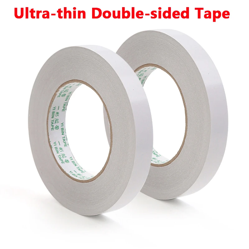 per ongeluk plakband Versnellen 8M Witte Dubbelzijdige Tape Twee Side Papier Super Sticky Sterke Ultra Dunne  High Lijm Katoen dubbelzijdige Tape|Tape| - AliExpress
