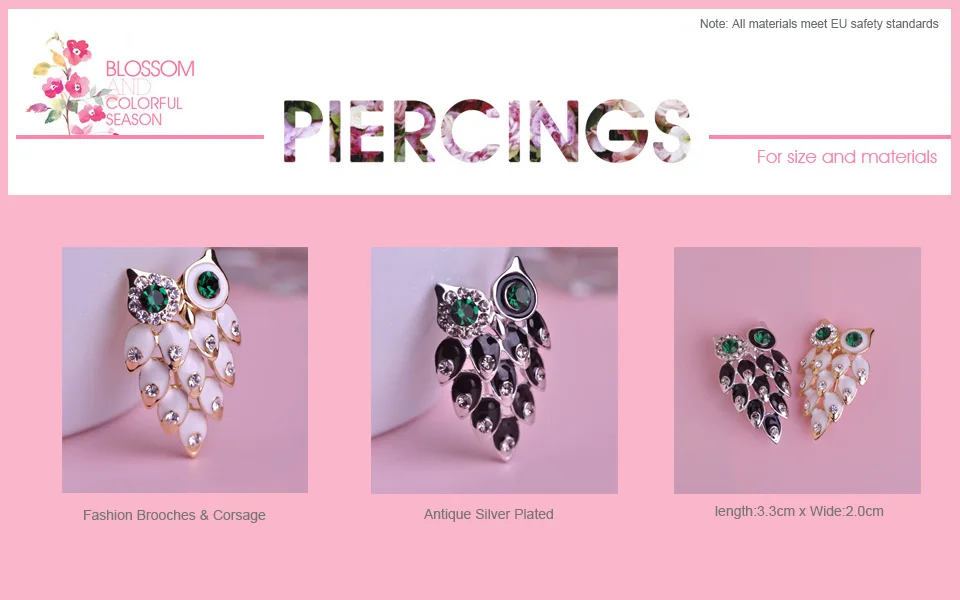 SIZE brooch PINK