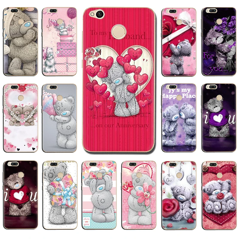 

Teddy Me To You Bear Hard phone case for Xiaomi 5 5S 6 8 se A1 A2 Lite Mix 2S POCOPHONE F1 9 se Max 3