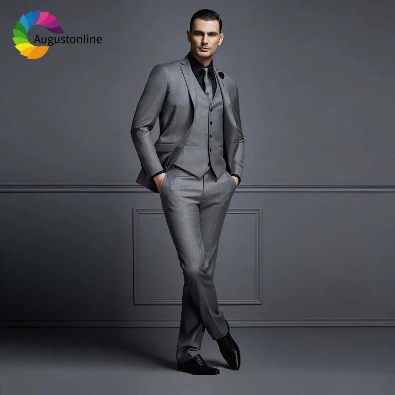 Men suits for wedding ,wedding suits for men ,groom tuxedos,best man blazer masculino ,terno masculino,Costume Homme Mariage (6)