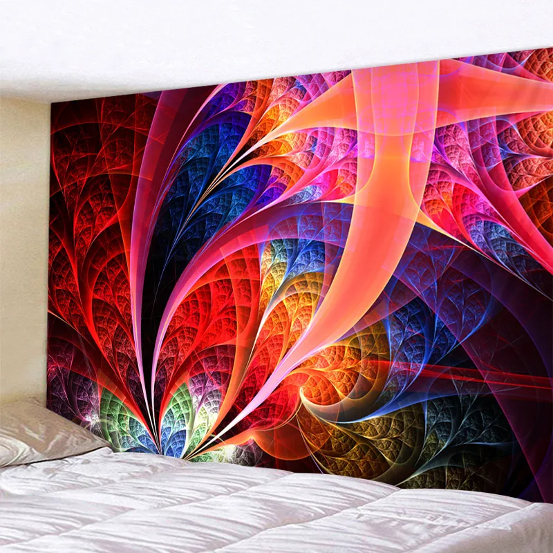 

Polyster Hippie Mandala Pattern Tapestry Abstract Painting Art Wall Hanging Gobelin Livingroom Decor Crafts