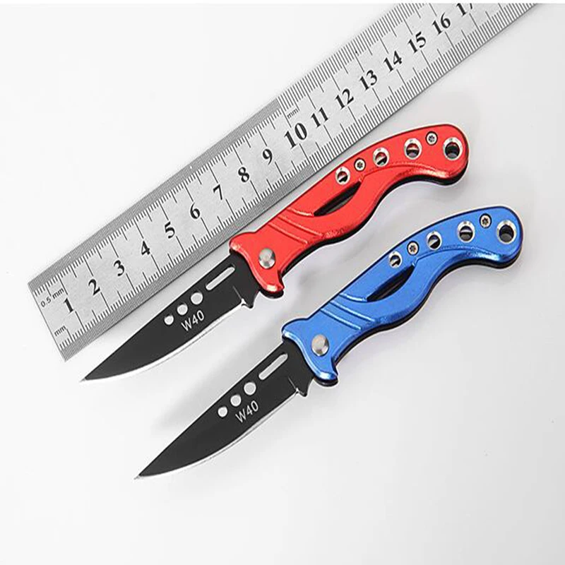 

W40 Knife Mini Portable Edc Stainless Fold Camping Tactical Folding Pocket cut fruit Knives Outdoor Tools Hunting Survival home