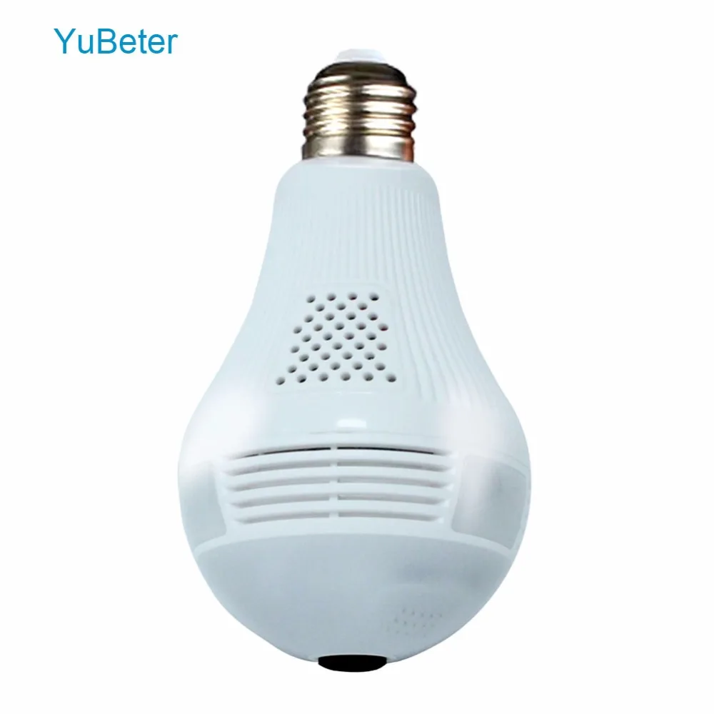 YuBeter 960p 1080P 360 охранная wifi камера лампа панорамная IP CCTV видеонаблюдение рыбий глаз