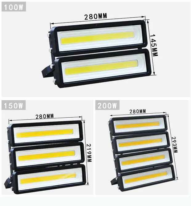 Led COB SMD 50 Вт Крытый треклайт прожекторы Открытый IP66 водонепроницаемый 100 Вт прожекторное освещение для сада газон свет настенный светильник