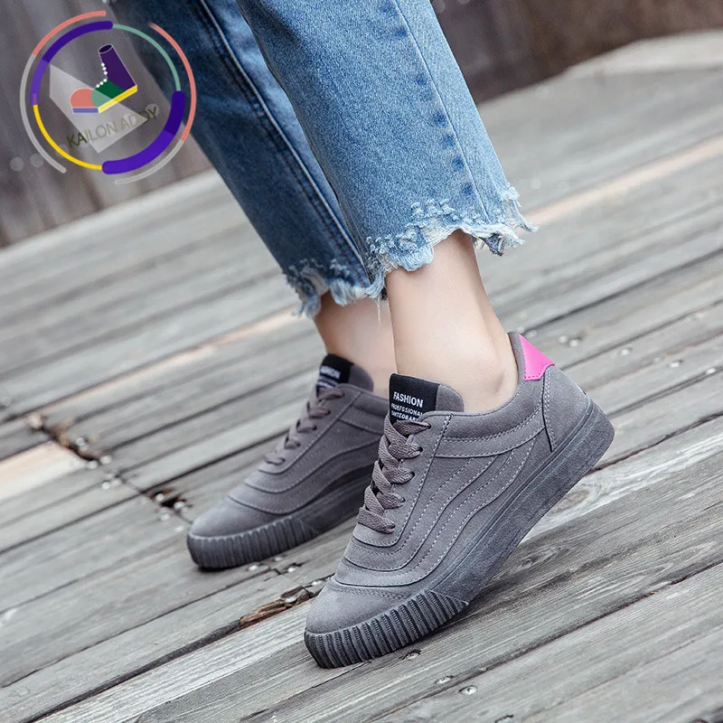 

KAILON ADDY New Fashion Women's Shoes Fashion Student Casual Shoes White Breathable Women's Shoes Warmth Increase Shoes