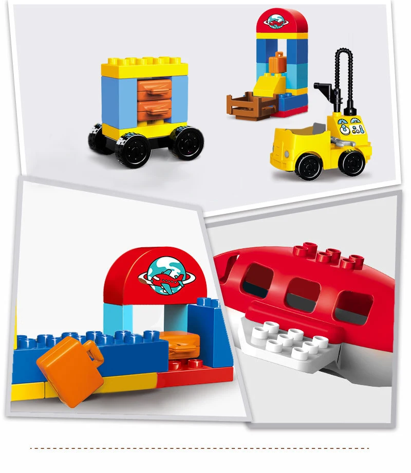6 стилей, классический большой размер, строительный блок, городская серия, DIY блоки, сборные кирпичи для мальчиков и девочек, строительные игрушки для детей, подарок