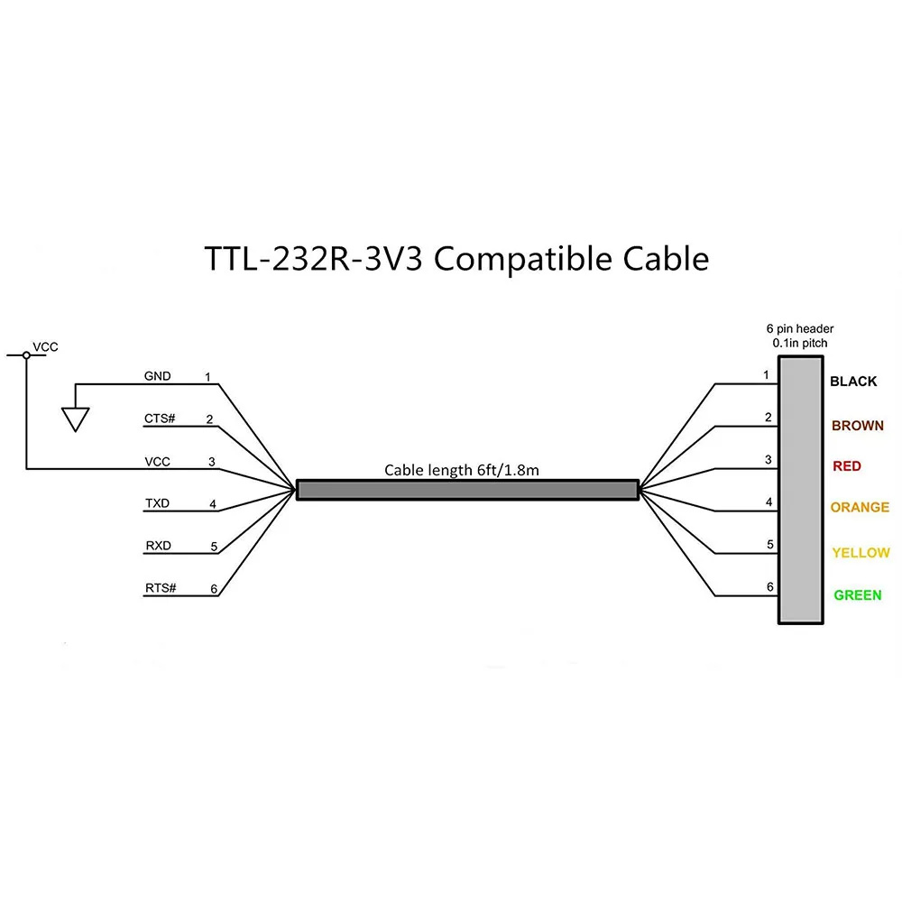 6 Pin FTDI FT232RL FT232 модуль для Arduino USB к ttl UART последовательный провод адаптер RS232 скачать кабель Модуль Minnowboard Max