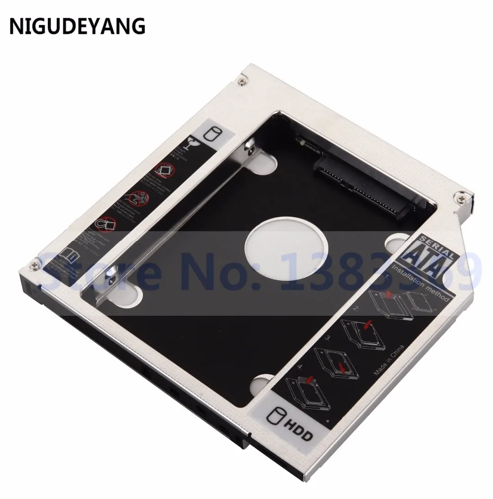 Nigudeyang 2nd SATA жесткий диск Caddy адаптер для Lenovo IdeaPad y471 Y530 Y560 y560p Y650