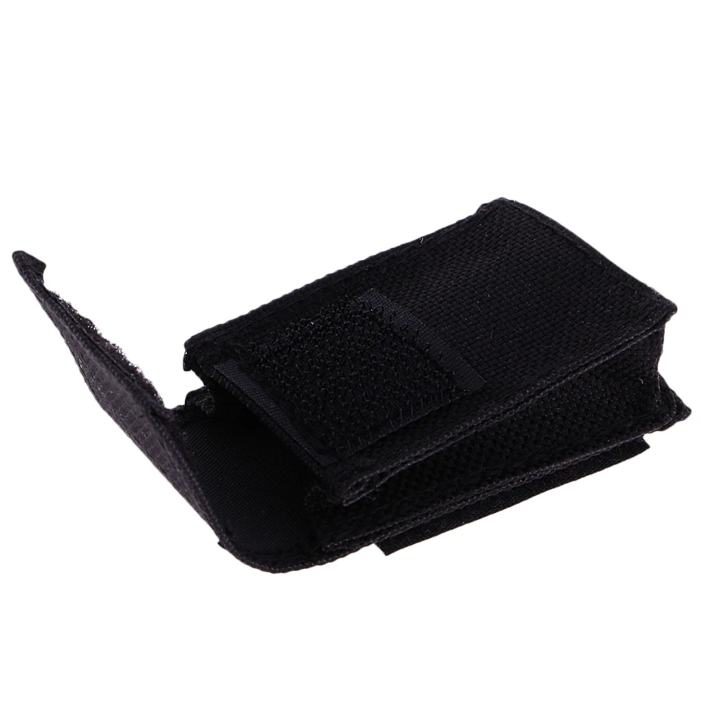 Nylon Guitar Battery Bag Musical Instrument Bass Battery Cover Holder Bag Box 9V for Electric Guitar Replacement Accessories