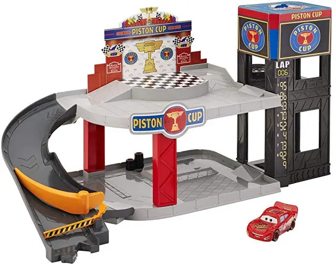 

Parking Pixar Cars 3 McQueen Jackson Storm Cruz Mater Mack Uncle Truck 1:55 Diecast Metal Car Model Boy Toy