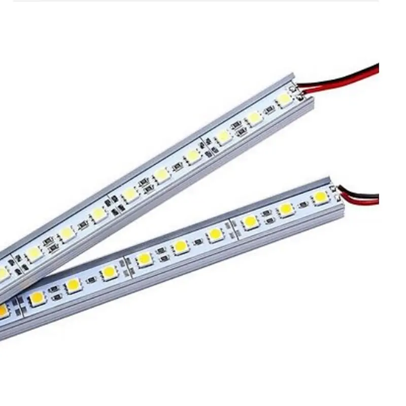 20pcs/lot 1M LED Bar Light Lamp 5050 SMD 72 LED Rigid Bar Strip