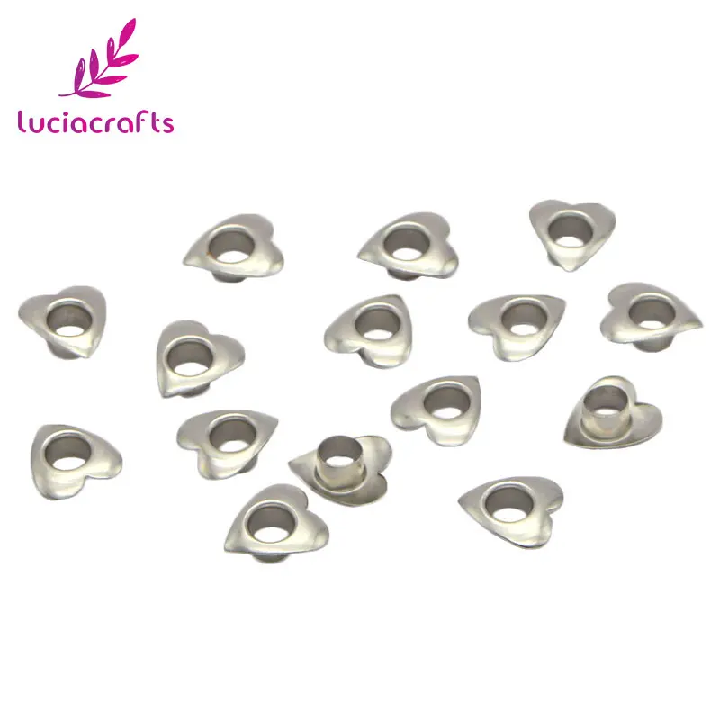 

SALE Lucia crafts 20pcs Silver Metal Eyelet for Leather craft DIY Scrapbooking Shoes Belt Cap Bag Tags Clothes Accessories G1211