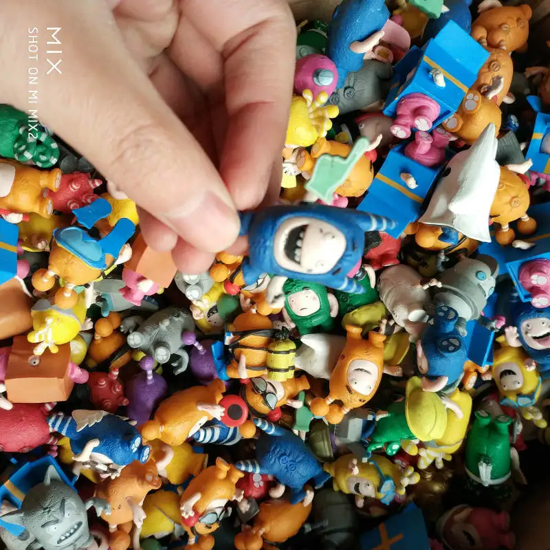 

20pcs/lot Anime Cartoon Vinyl Dolls Oddbods Mini Figurines Toy Action Figures Christmas Gifts Collection Model Toys for Children