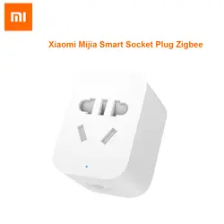 Оригинал Сяо mi Цзя интеллектуальная розетка Zigbee дома Wi Fi Беспроводной удаленного адаптера умная розетка таймер с APP управление Outlet