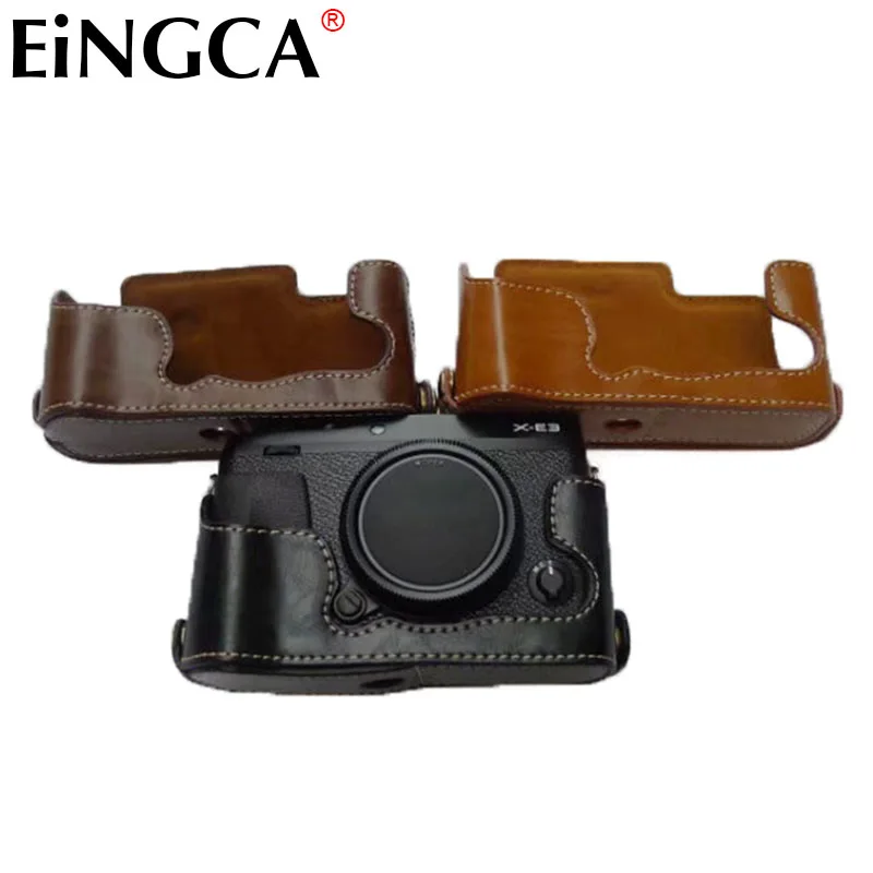 Камера сумка PU чехол для ЖК дисплея с подсветкой Fujifilm Fuji XE3 X E3 половина тела