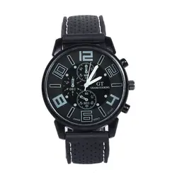 Лидер продаж для мужчин модные нержавеющая сталь Спорт Прохладный кварцевые часы наручные аналоговые часы дропшиппинг 0803