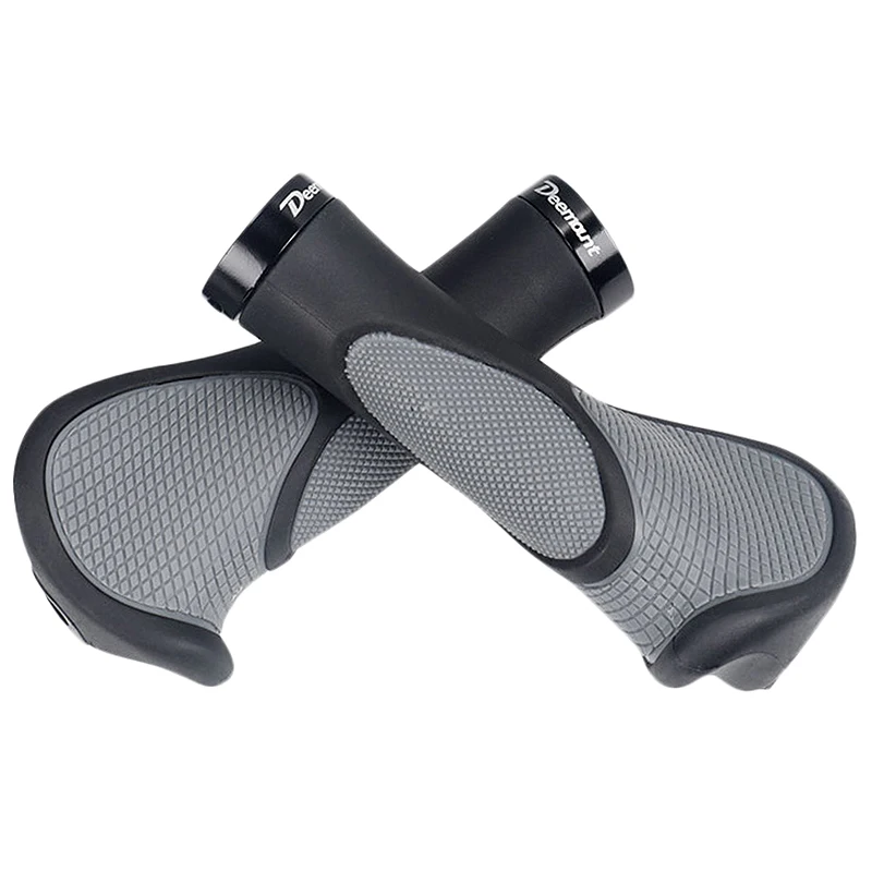 

DEEMOUNT Mountain Bike Rubber Corner Bicycle Set Bicycle Handle Set Bicycle Parts Bilateral Lock Anti-Skid Pair Bar