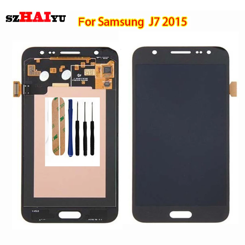 

20Pins Test good LCD Display+Touch Screen For Samsung Galaxy J7 2015 J700 J700M J700F J7000 with Digitizer Assembly Tools