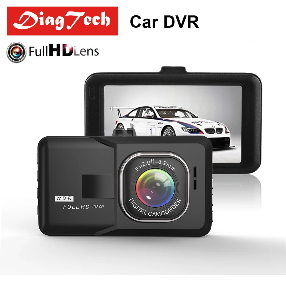 

Gryan 3 Inch FHD 1080P Car Dvr Camera Car Rearview Mirror Dual Lens Dash Cam Video Recorder G-sensor Auto Registrator Dashcam