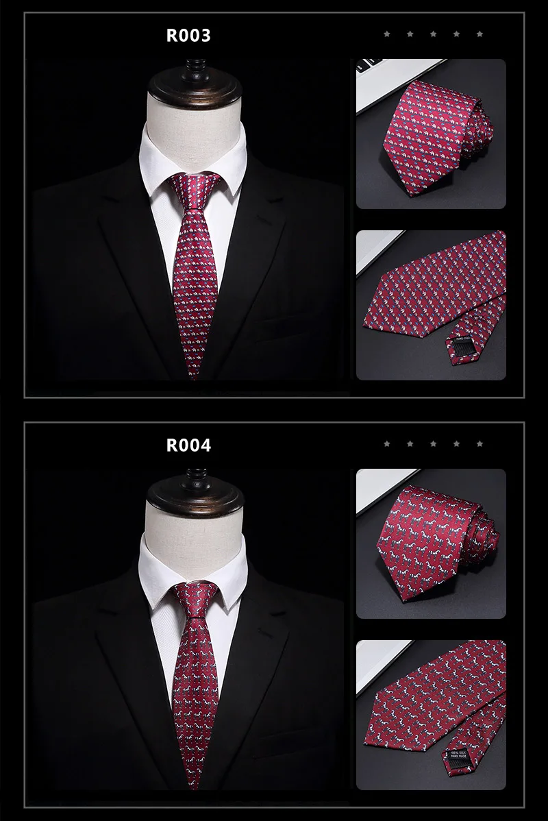 KAMBERFT модный мужской галстук для шеи ручной работы 8 см натуральный шелковый галстук мультяшный цифровой принт галстук деловой Свадебный галстук