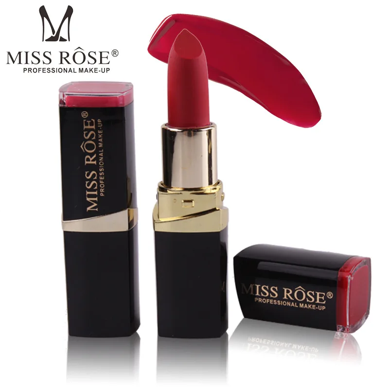 Miss Rose губная помада из минерального бархата матовая водостойкая шелковистая