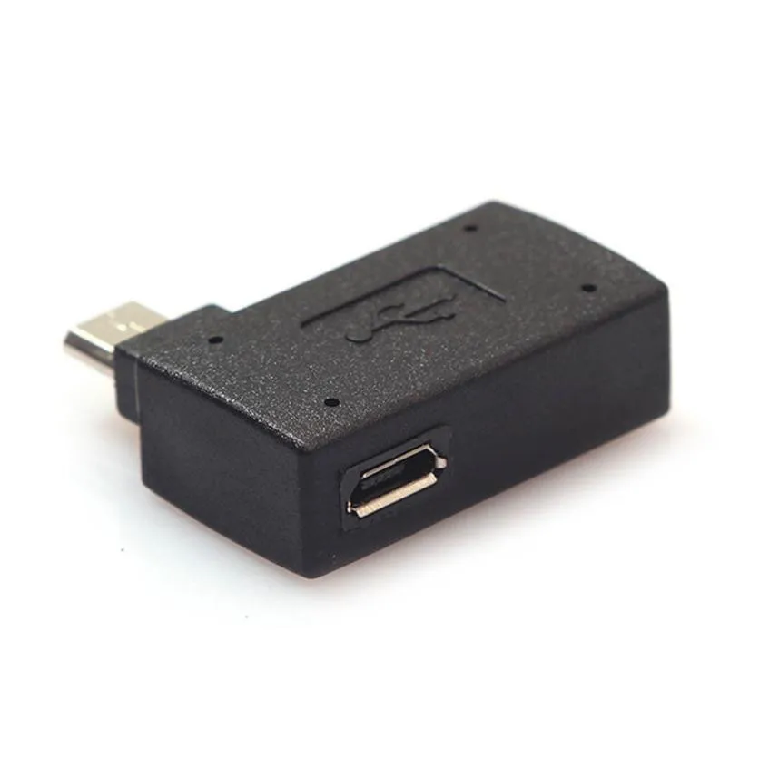 Высокое качество прямоугольный Micro USB 2,0 хост-адаптер OTG с USB питания для Galaxy S3 S4 S5 Note2 Note3 сотовый телефон и планшет S2