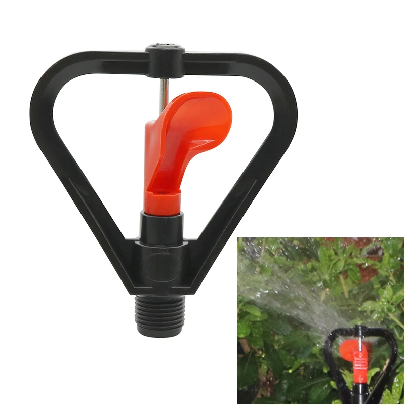 

Middle Distance Sprinkler 1/2" Male Thread Agriculture Garden Watering Sprinkler Rotary Sprayer Water Mist System 1 Pc